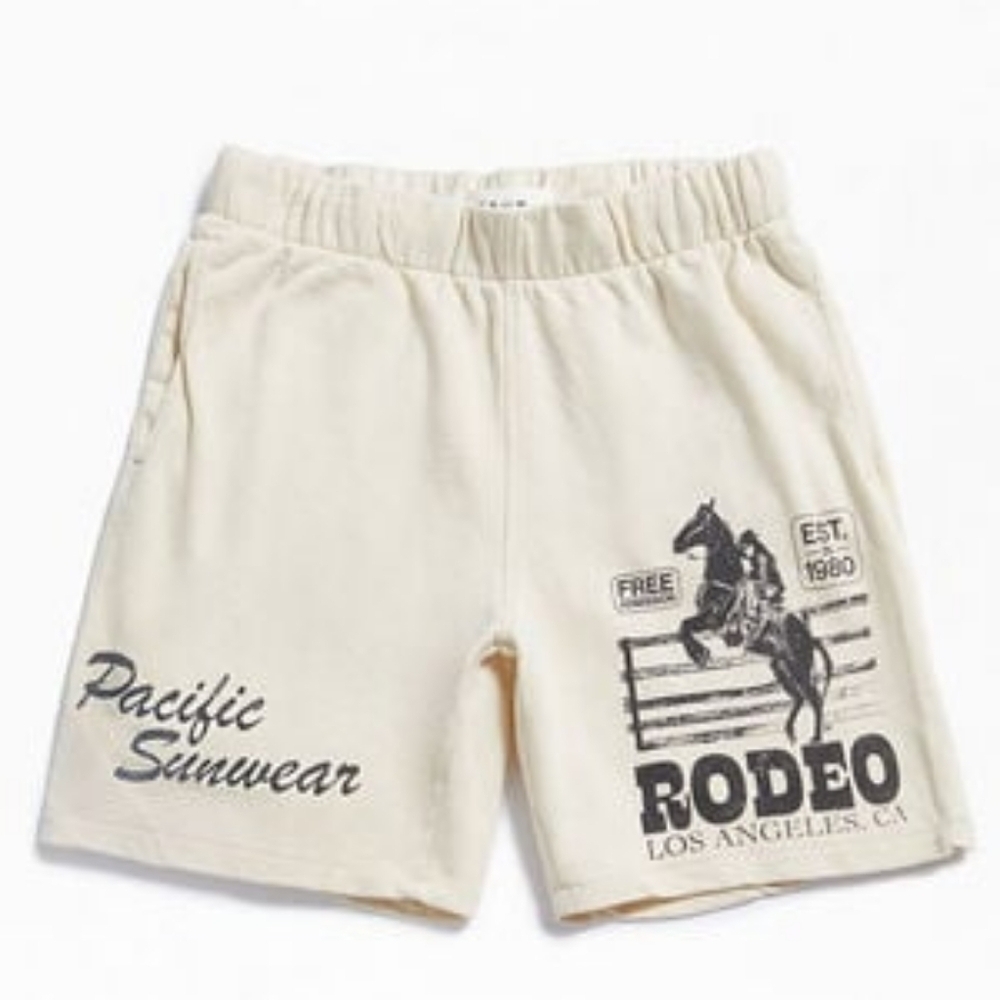 Pacsun Men's Rodeo Fleece Sweat Shorts Size M Athleisure